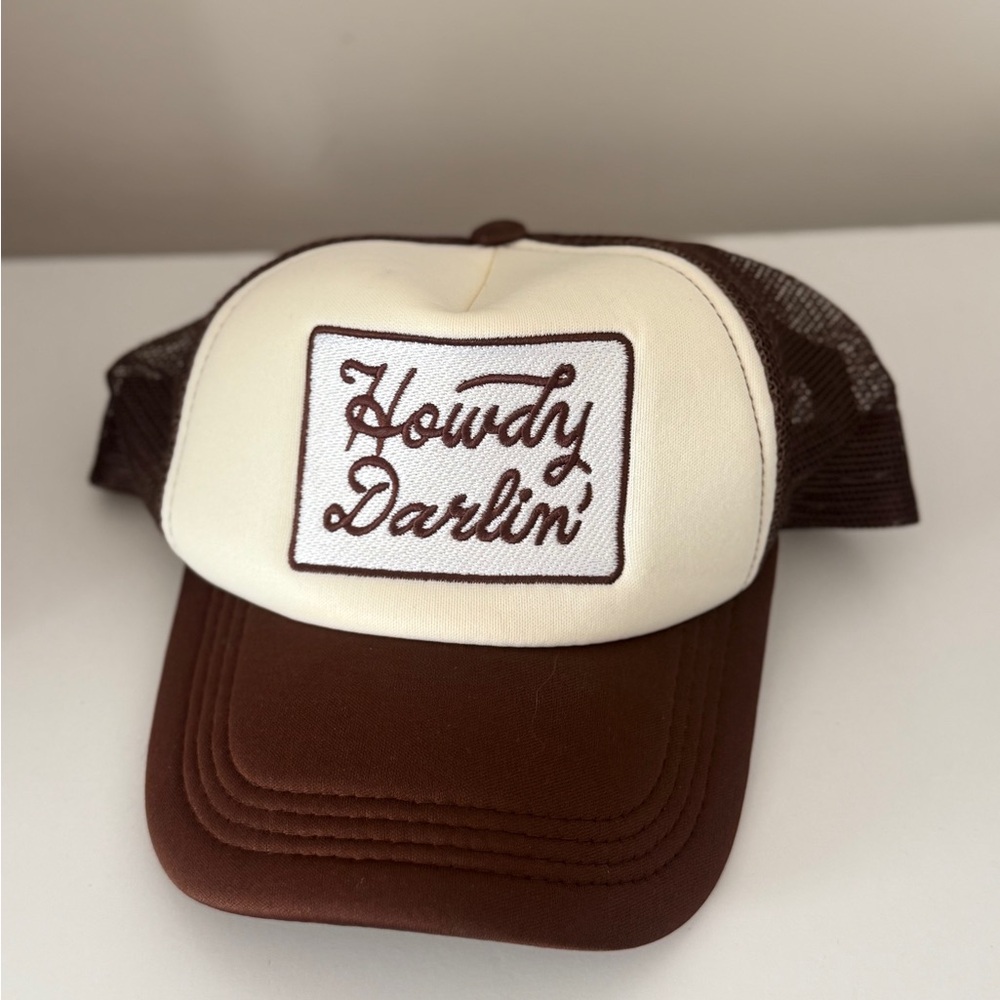 Hobby Lobby Brown and Cream Howdy Darlin' Hat
